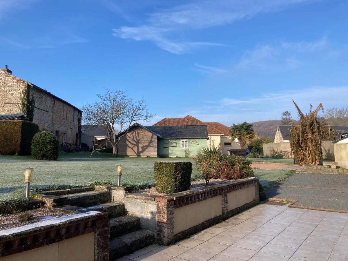 Disponible Pour Le Grand Week-End Du 8 Mai, Grande Maison Pour 12-15 Personnes Avec Jardin, Petanque, Baby Foot, Cheminee Et Barbecue Ganzeville Kültér fotó
